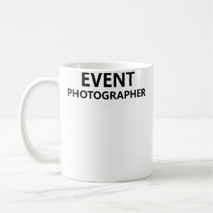 Eventfotograf Offizielles Personal Job Mitarbeiter Kaffeetasse