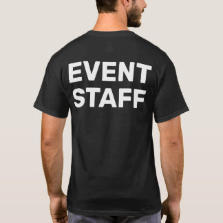 Eventpersonal Rückendruck Event Crew Uniform T-Shirt