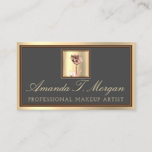 Eventplaner Makeup Artist Gold Chocolate Rose Visitenkarte