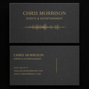 Events & Entertainment Musik Visitenkarte