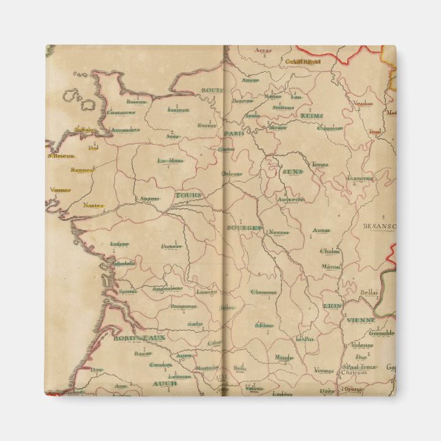 Eveque, Frankreich Magnet (Vorne)