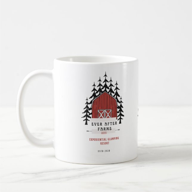 Ever After Farms personalisiert stilvoller Keepake Kaffeetasse (Links)