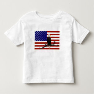 Ever Vigilant Bald Eagle Kleinkind T-shirt