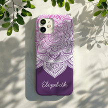 Everbloom Mandala Personalized iPhone Case