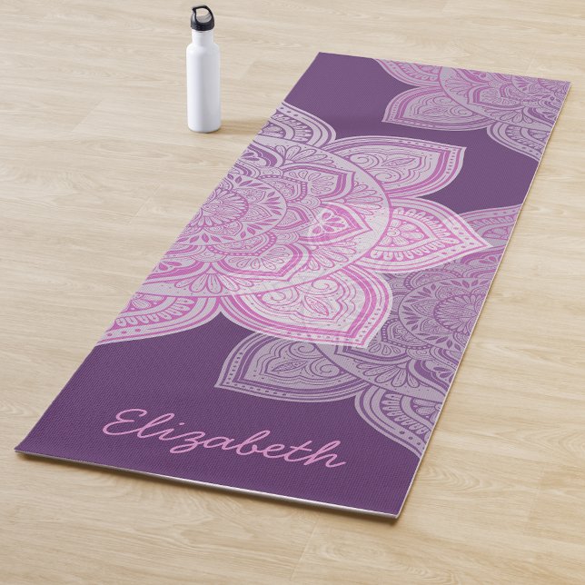 Everbloom Mandala Personalized Yoga Mat Yogamatte (Von Creator hochgeladen)