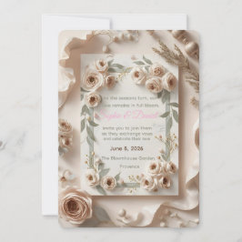 EverBloom Wedding Invitation – A Year of Celebrati