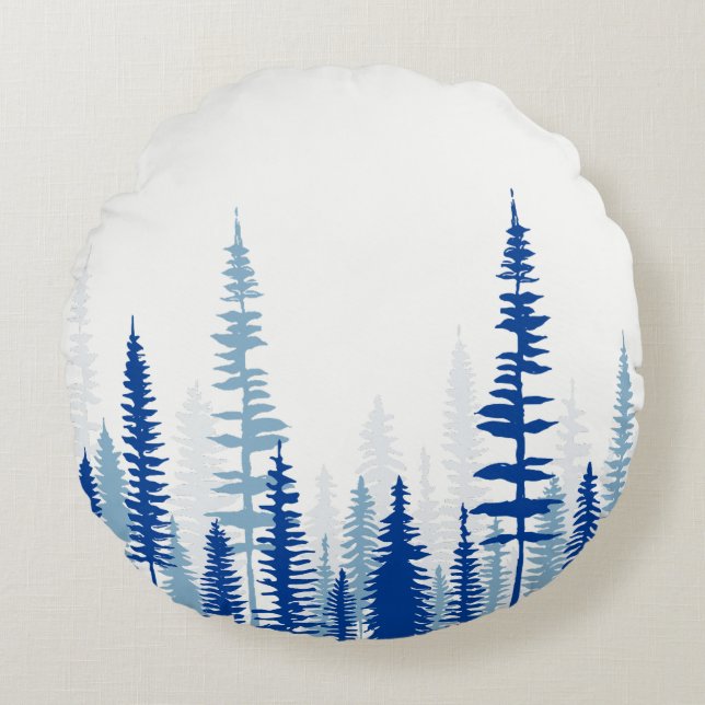 EverBlue Charm Rundes Kissen (Vorderseite)