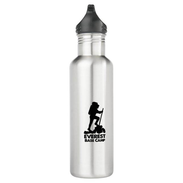 Everest Base Camp - Metallwasserflasche Edelstahlflasche (Rechts)