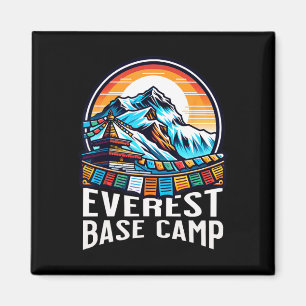 Everest-Basislager Gebetsflaggen Nepali Himalaya H Magnet