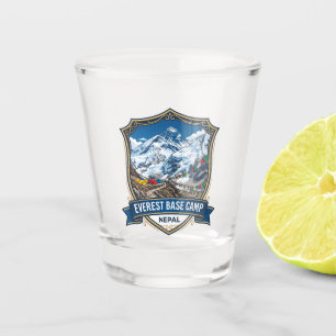 Everest-Basislager Nepal Schnapsglas