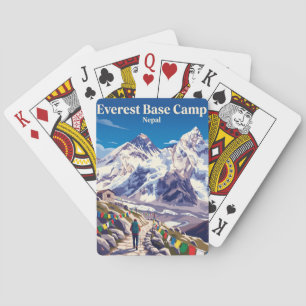 Everest-Basislager-Trekking Nepal Spielkarten