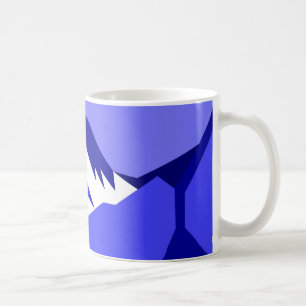 Everest - blau kaffeetasse