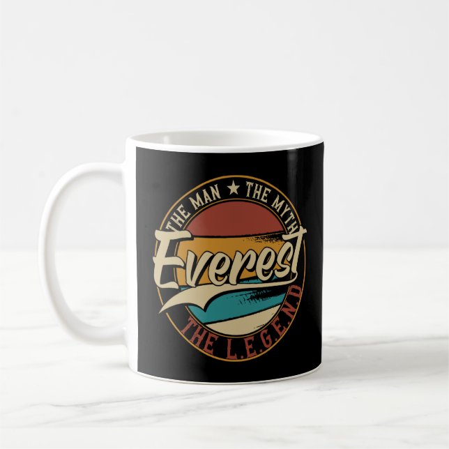 Everest Der Mann der Mythos der Legende Kaffeetasse (Links)