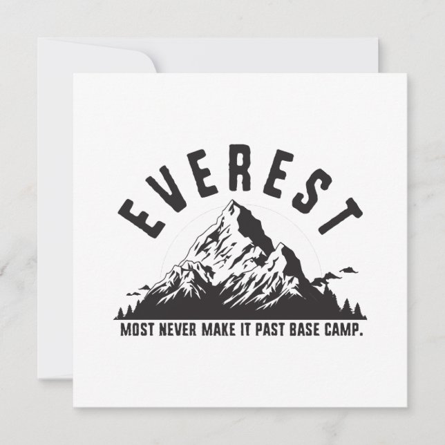 Everest Einladung (Vorderseite)