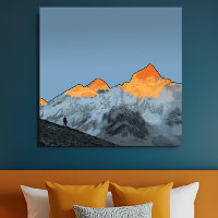 Everest-Sonnenaufgang Kala Patthar Motivationskuns