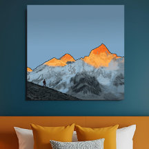 Everest-Sonnenaufgang Kala Patthar Motivationskuns