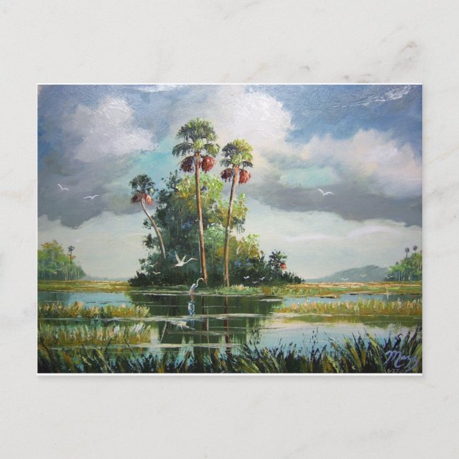 Everglades Art Postkarte (Vorderseite)