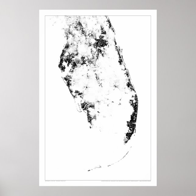 Everglades Census Dotmap Poster (Vorne)
