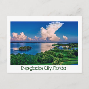 Everglades City, Florida, USA Postkarte