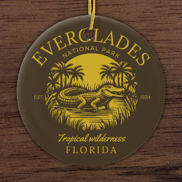 Everglades National Park Florida  Keramik Ornament