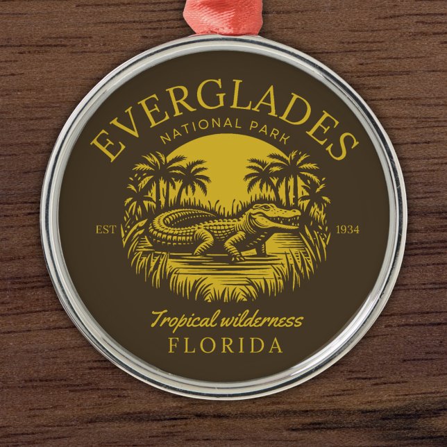 Everglades National Park Florida  Ornament Aus Metall (Von Creator hochgeladen)