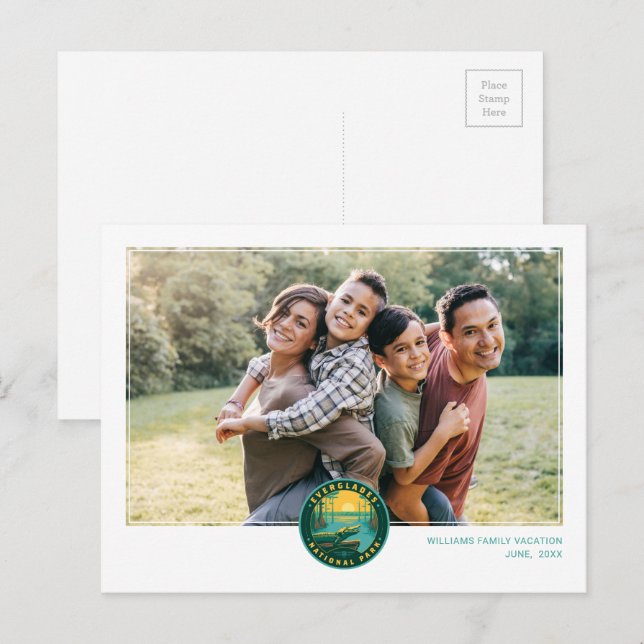 Everglades National Park Postkarte (Vorne/Hinten)