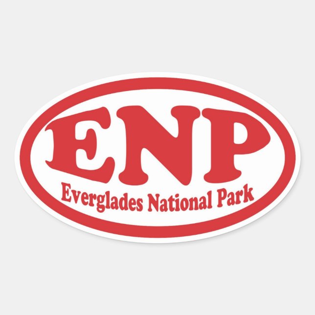 Everglades National Park Roval Aufkleber (Vorderseite)