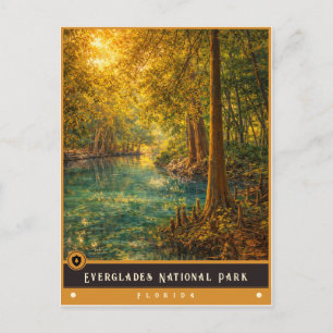 Everglades National Park   Vintage-Postkarte Postkarte