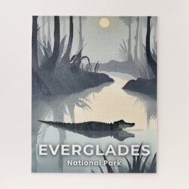 Everglades National Park | Watercolor Alligator
