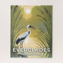 Everglades National Park | Watercolor Stork