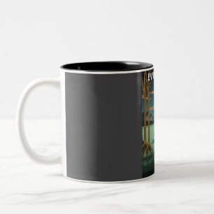 Everglades Nationalpark Florida bei Nacht Zweifarbige Tasse