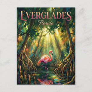 Everglades-Nationalpark Florida Postkarte