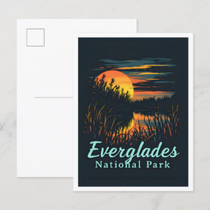 Everglades Nationalpark Florida Reise Postkarte