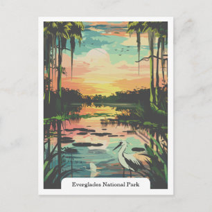 Everglades-Nationalpark, Florida USA Postkarte