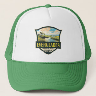 Everglades Nationalpark Illustration Truckerkappe