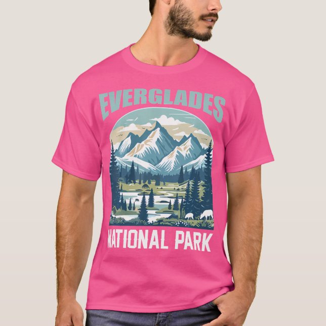 Everglades Nationalpark Naturpark California T-Shirt (Vorderseite)