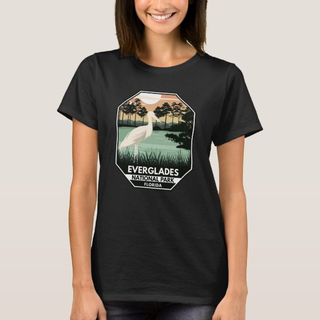 Everglades Nationalpark Sunset Vintag T-Shirt (Vorderseite)