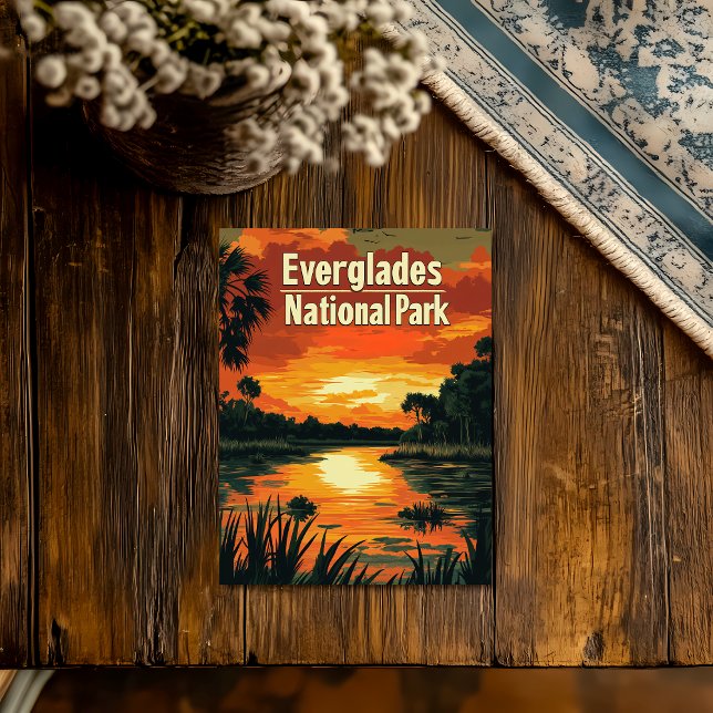 Everglades Nationalpark Vintag Postkarte (Von Creator hochgeladen)