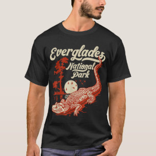 Everglades Nationalpark Vintages Krokodil T-Shirt