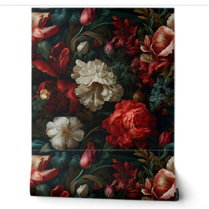 Everglow Weihnachten Florals Botanical Tapete