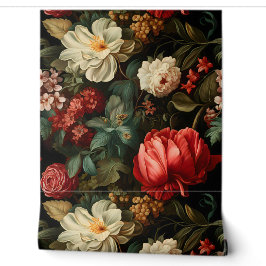Everglow Weihnachten Florals Botanical Tapete