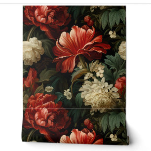 Everglow Weihnachten Florals Botanical Tapete