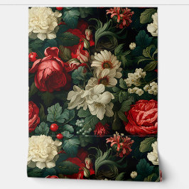 Everglow Weihnachten Florals Botanical Tapete