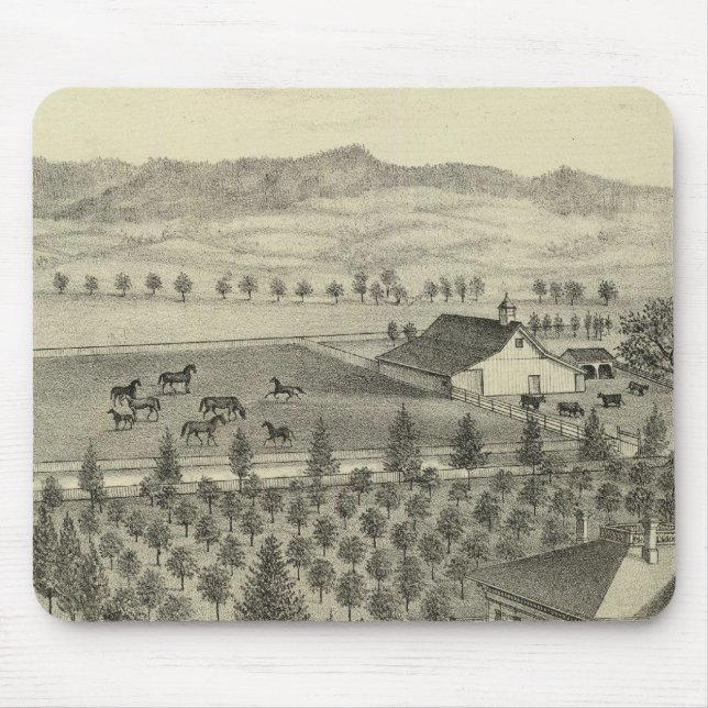 Evergreen Ave Farm Mousepad (Vorne)