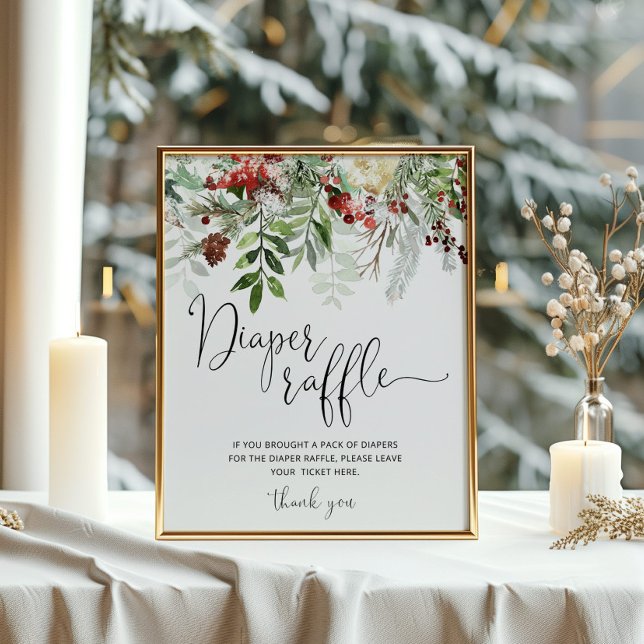 Evergreen Baby es ist kalt außerhalb der Windelraf Poster (Von Creator hochgeladen)