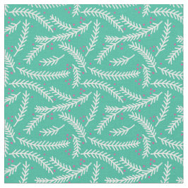 Evergreen Berry Gemustert Fabric (Emerald) Stoff