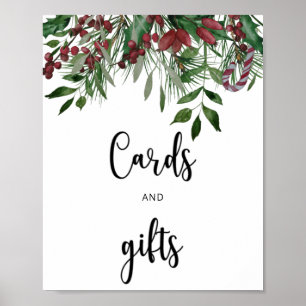 Evergreen CARDS UND GIFTS Poster