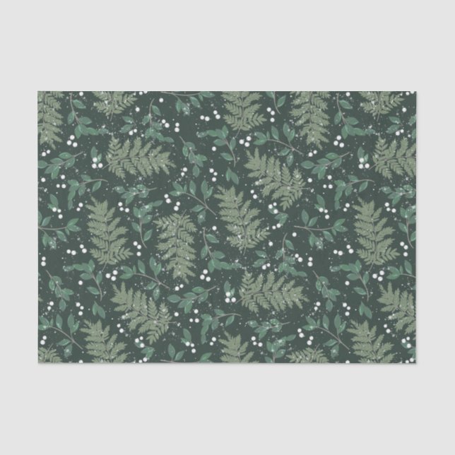 Evergreen Cheer Tissue Paper Seidenpapier (Vorderseite)