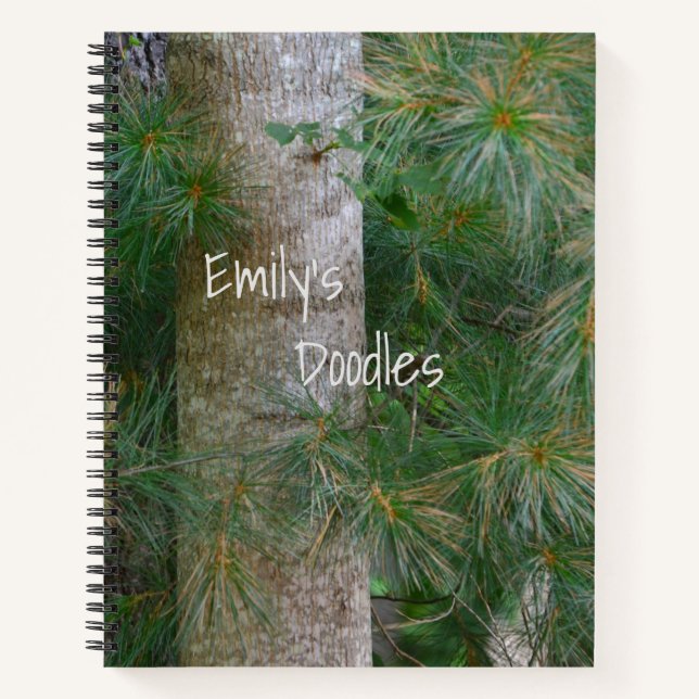 Evergreen Doodle Notizbuch (Vorderseite)