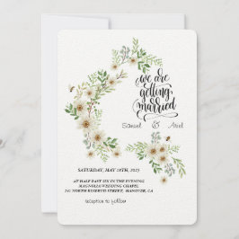 Evergreen Elegance Wedding Einladung